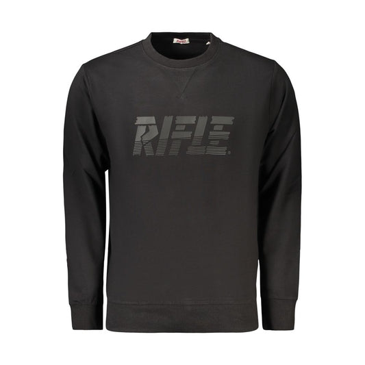 Rifle Black Cotton Men's Sweatshirt