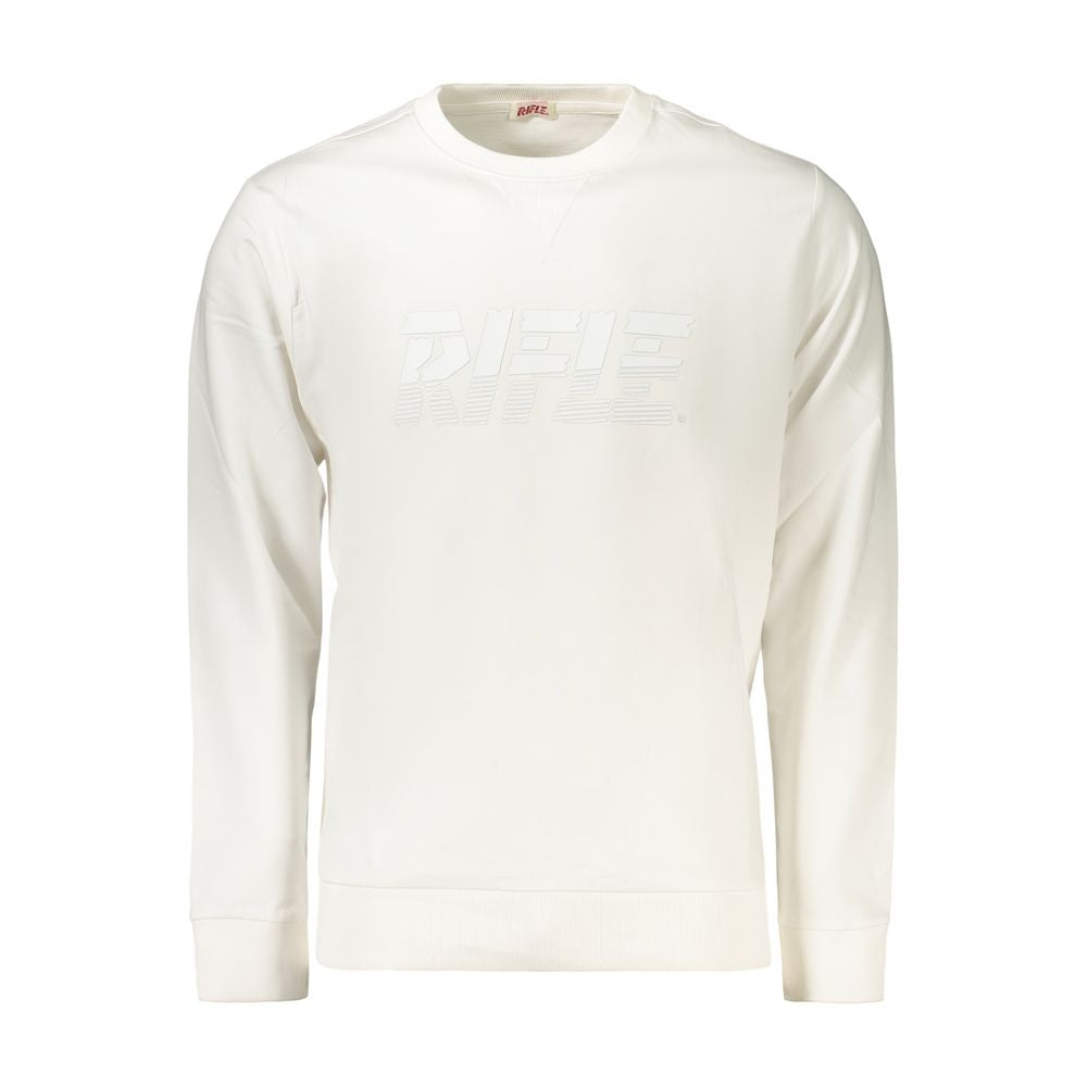 Rifle White Cotton Men Sweatshirt