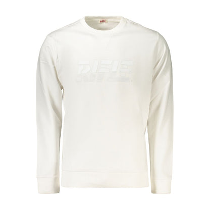 Rifle White Cotton Men Sweatshirt
