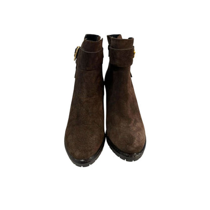 Borbonese Brown Leather Women Boot