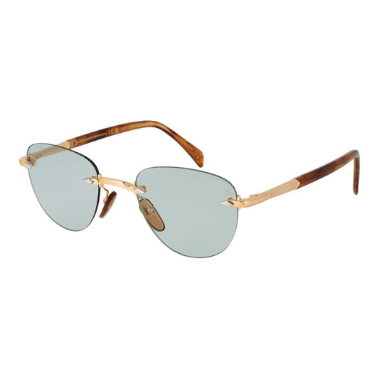 David Beckham Gold Metal Sunglasses