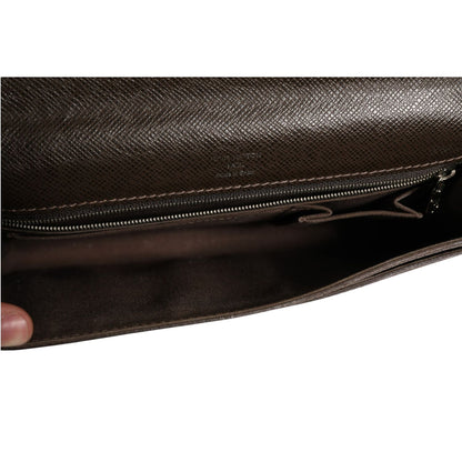 Louis Vuitton Belaia Clutch Taiga Leather