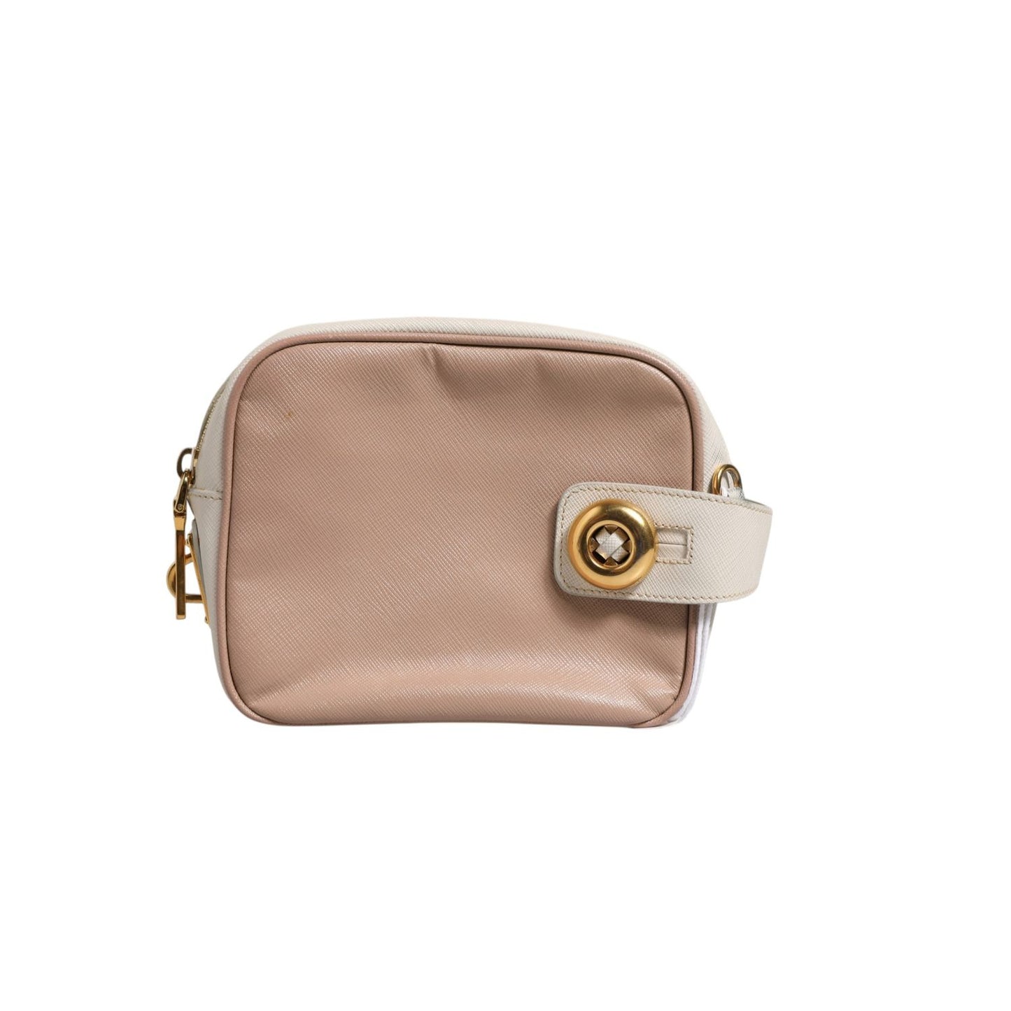 Prada Clay Gray Small Leather Shoulder Bag