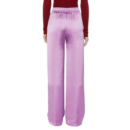 Herno Purple Polyester Casual Pants