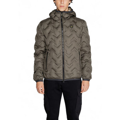 Blauer Bicolor Polyethylene Full-Length Jacket