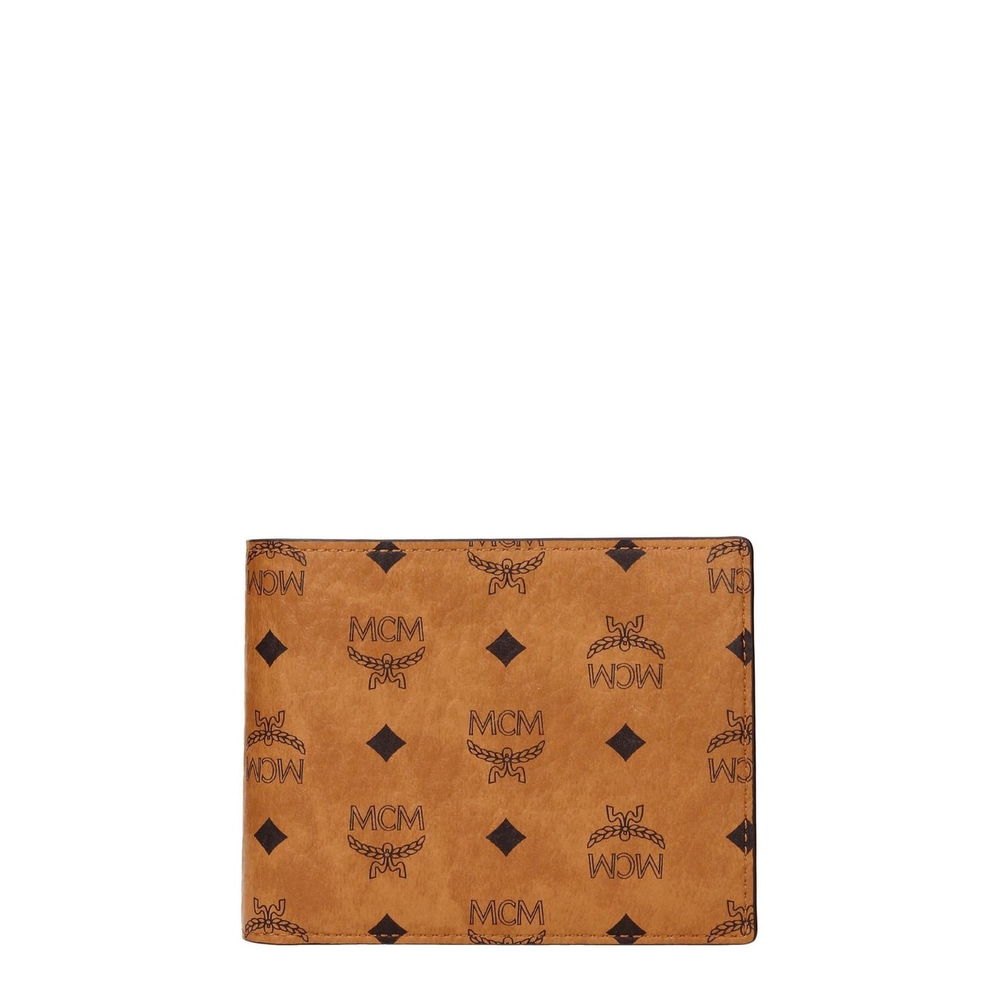 MCM Brown Fabric Wallet