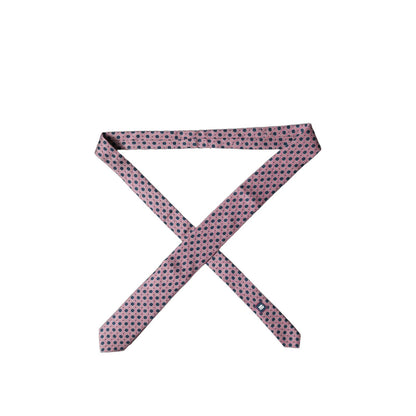 Dolce & Gabbana Multicolor Patterned Silk Adjustable Men Tied Necktie Tie
