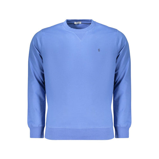 Coveri Moving Blue Cotton Men's Sweatshirt