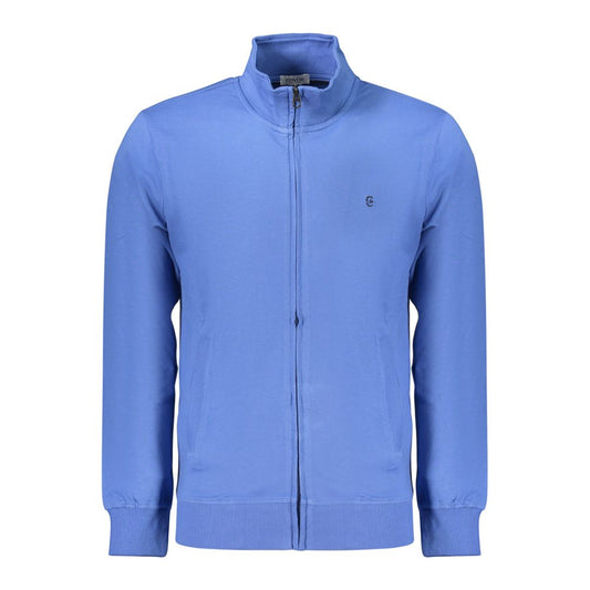 Coveri Moving Blue Cotton Men's Sweatshirt