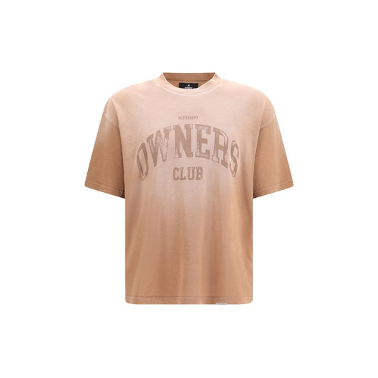 Represent Brown Cotton T-Shirt