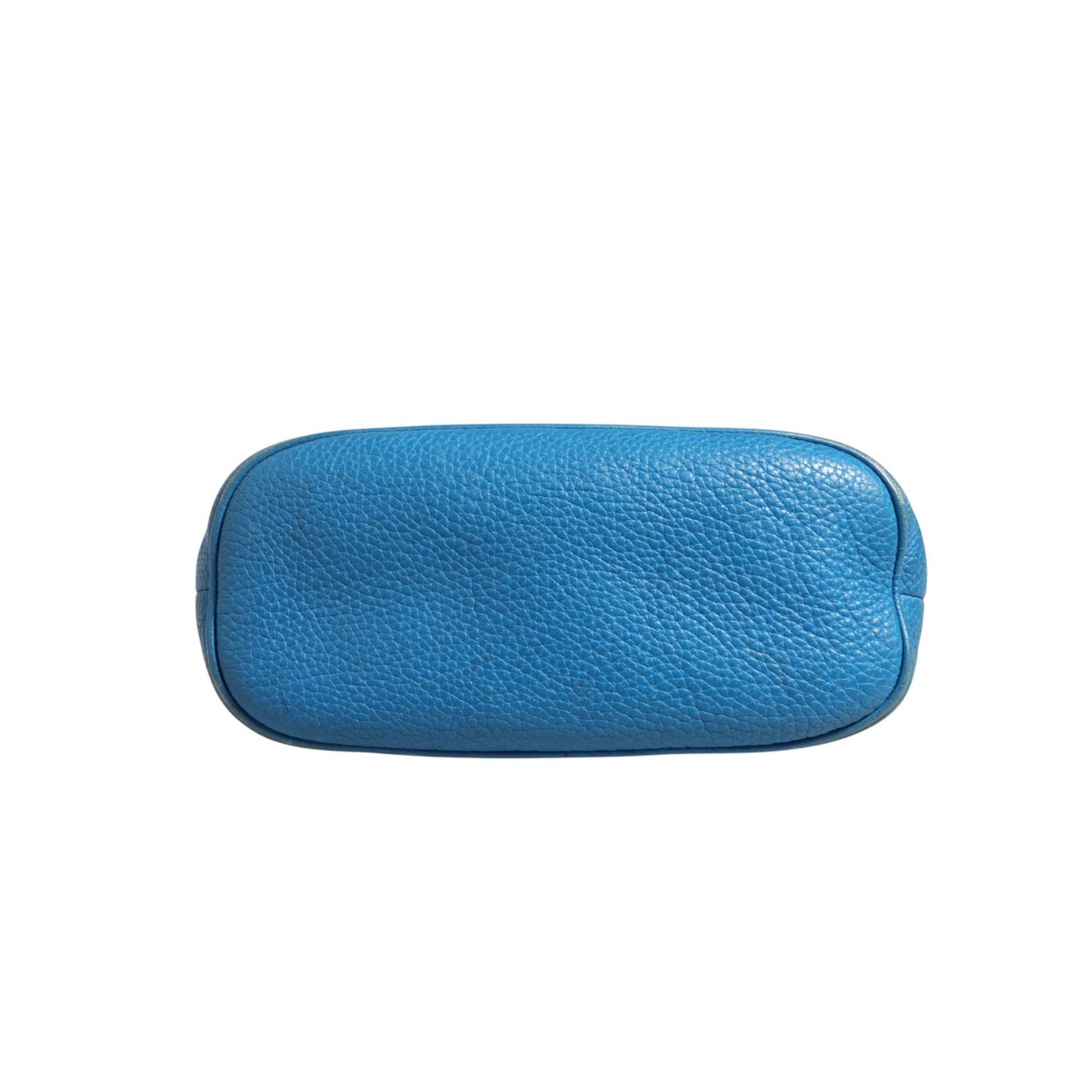 Gucci Blue Leather Dome Handbag