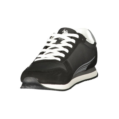 U.S. POLO ASSN. Black Polyurethane Men's Sneaker