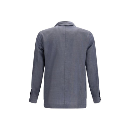 Finamore Gray Wool Oves Aries Jacket