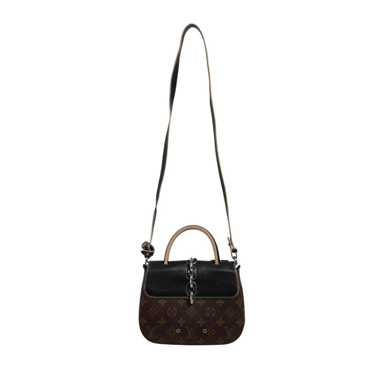 Louis Vuitton Calfskin Monogram Chain It Bag PM Black