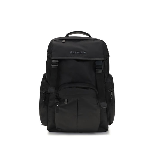 Premiata Black Nylon Backpack