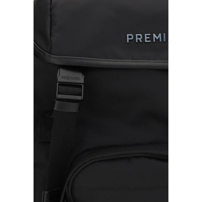 Premiata Black Nylon Backpack