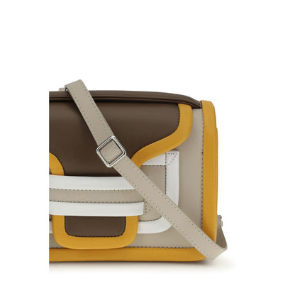 Pierre Hardy Orange Calf Leather Bos Taurus Shoulder Bag
