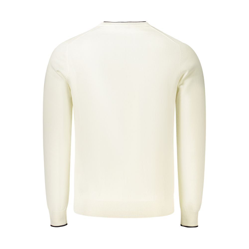 North Sails White Cotton Men Jumper