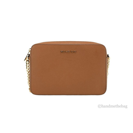 Michael Kors Women'S Zipper Closure Saffiano Leather Crossbody Bag