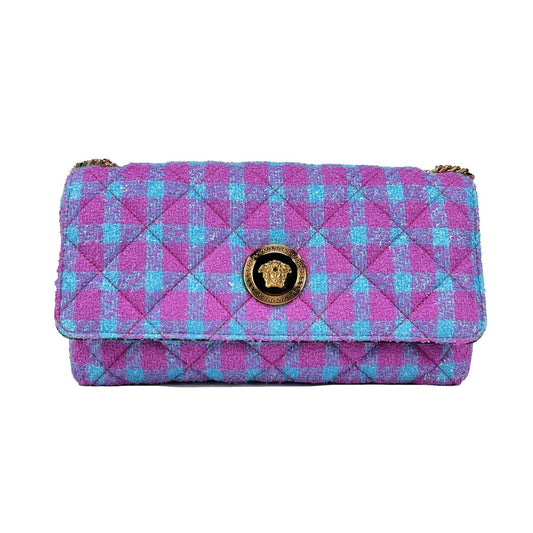 Versace Wool Lurex Medium Shoulder Crossbody Bag