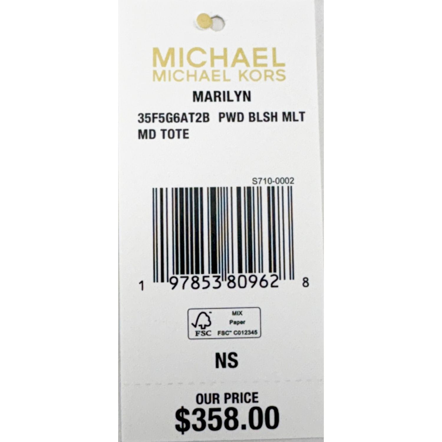 Michael Kors Marilyn Medium Signature Tote Bag Purse