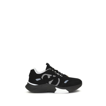 Valentino Garavani Black Fabric Athletic Sneakers