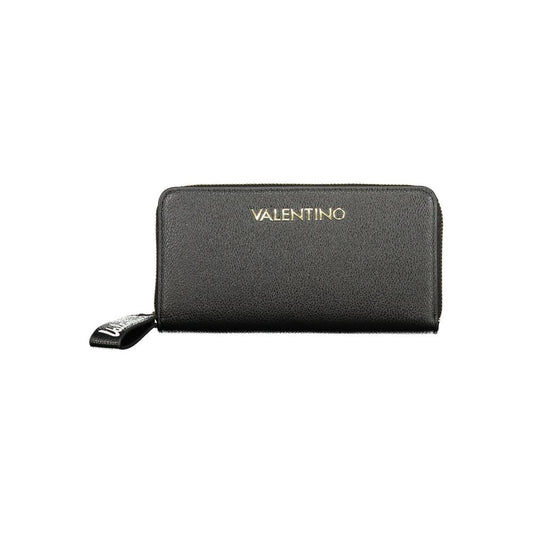 Valentino Black Polyurethane Womens Wallet