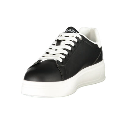 U.S. POLO ASSN. Black Polyurethane Men's Sneaker