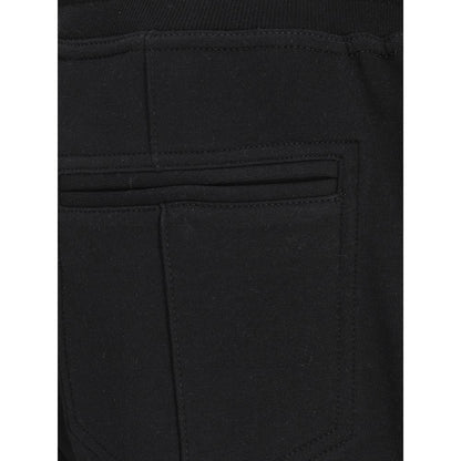 Brunello Cucinelli Black Cotton Joggers (Workout Pants)