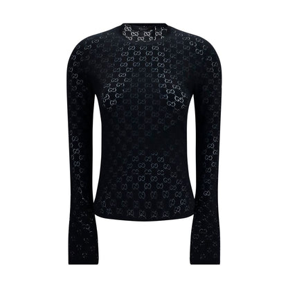 Gucci Black Cotton T-Shirt