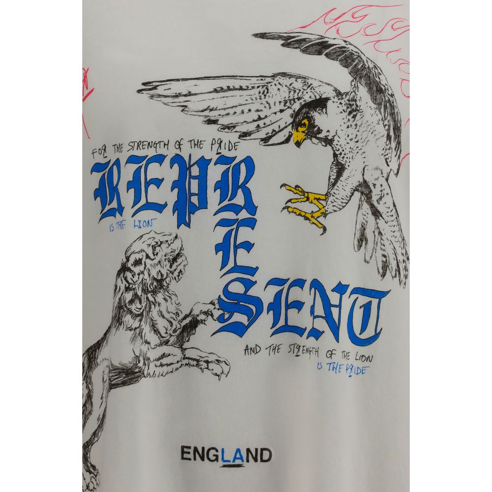 Represent Beige Cotton T-Shirt