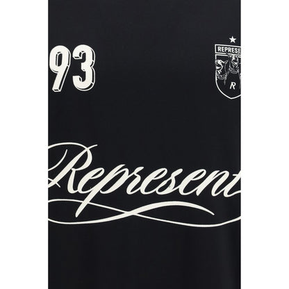 Represent Black Polyester T-Shirt
