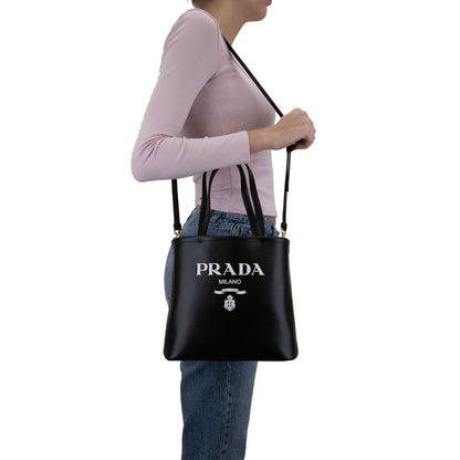 Prada Black Calfskin Tote Bag