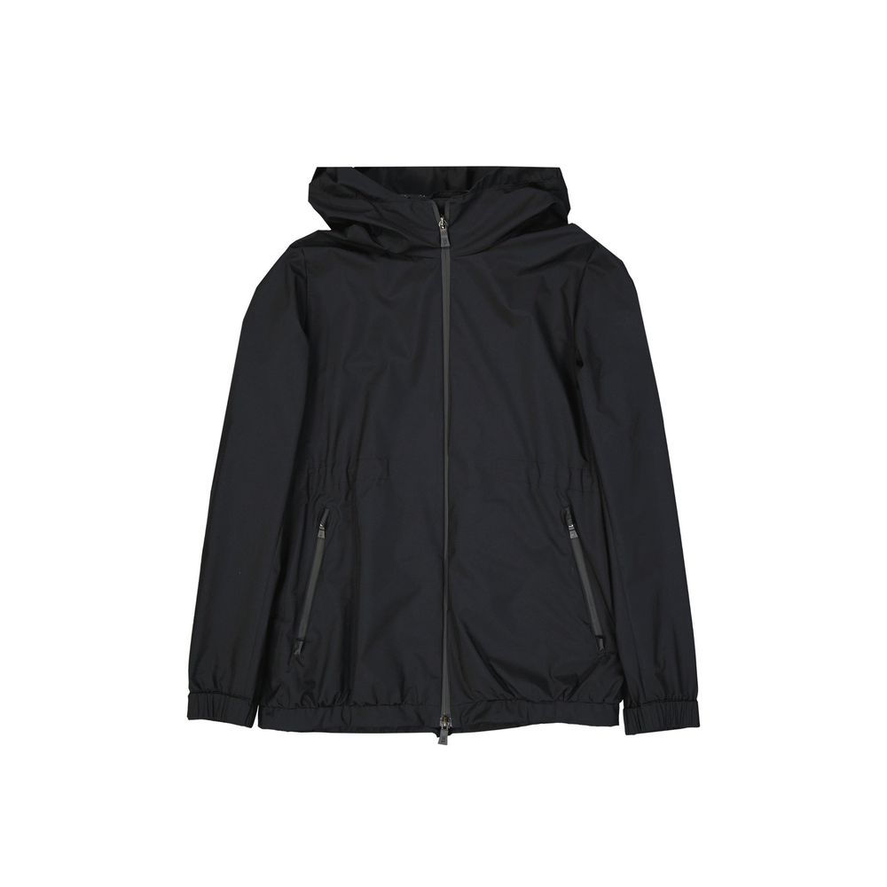 Herno Black Polyester Shell Jacket
