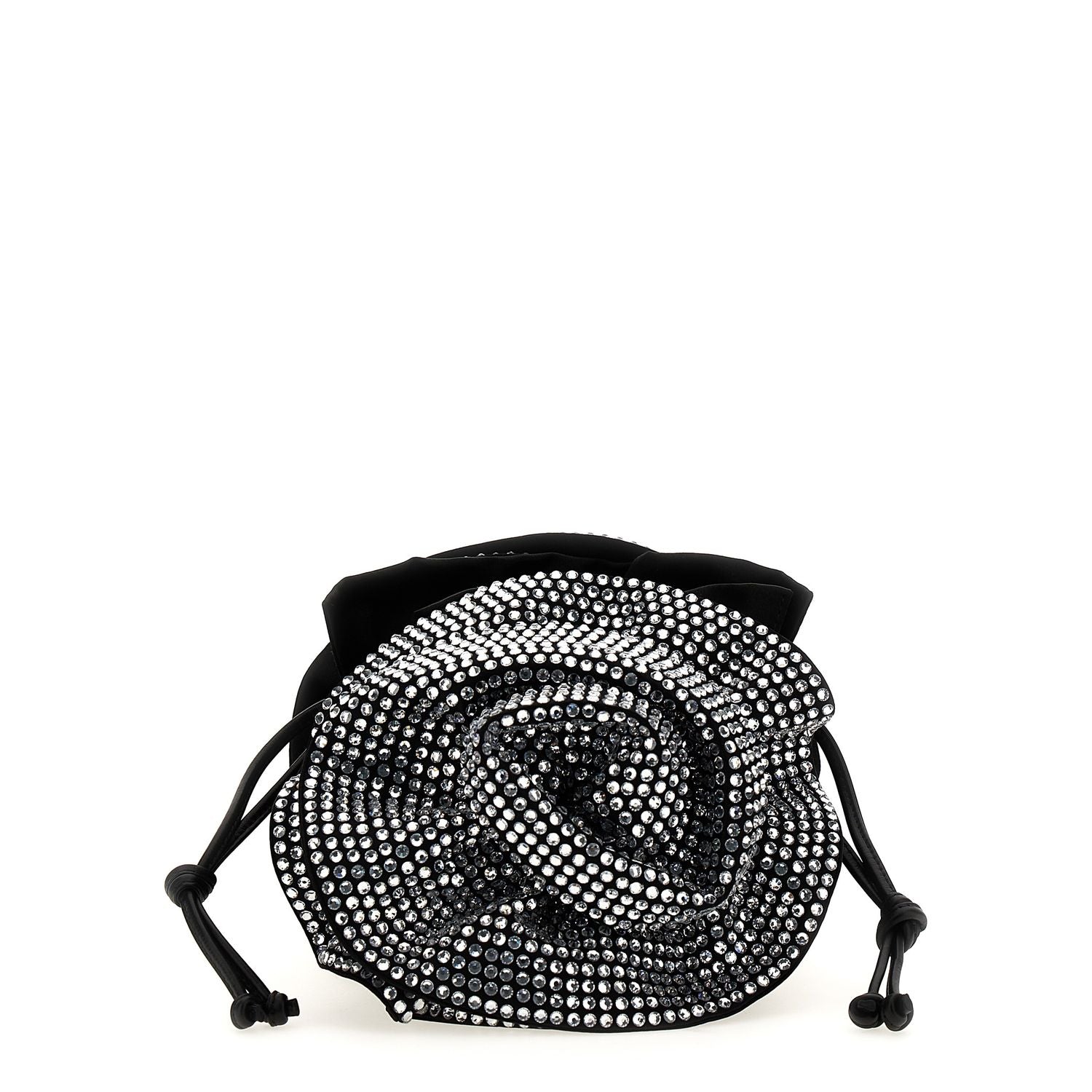 Magda Butrym Black Viscose Crossbody Bag