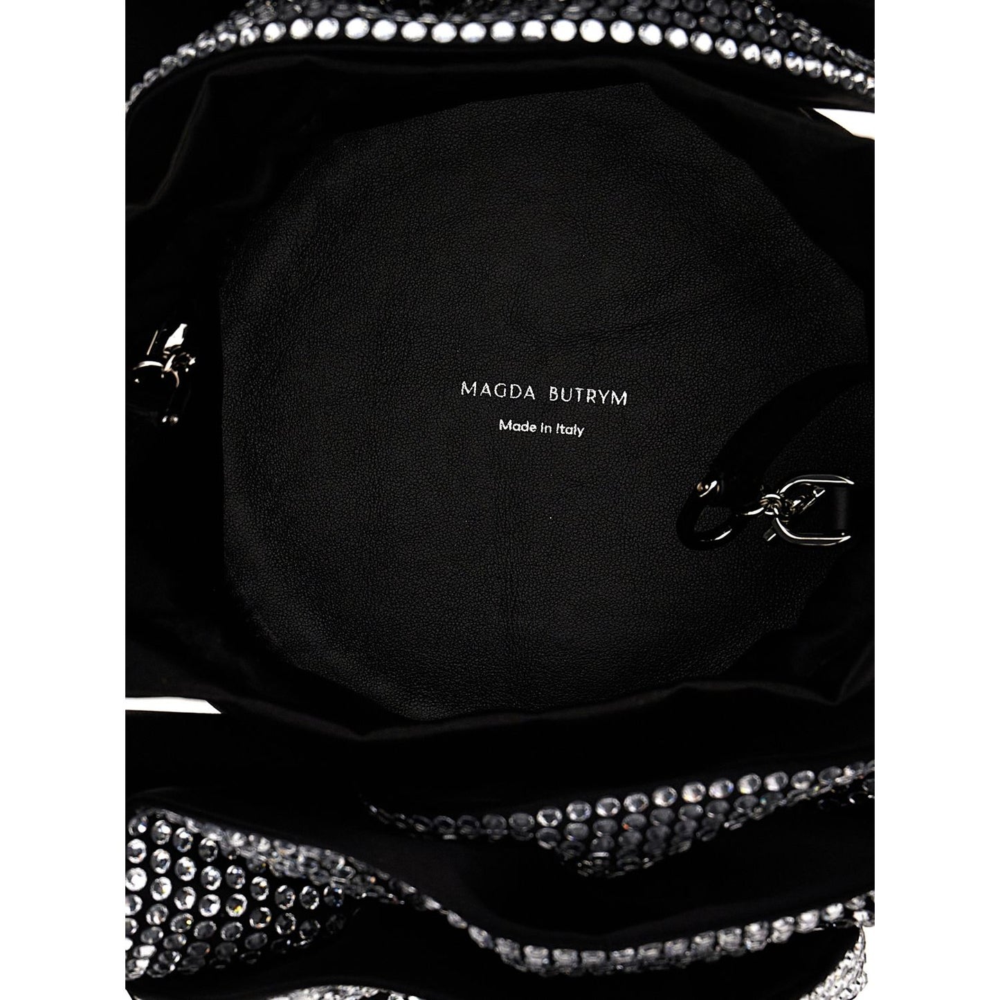 Magda Butrym Black Viscose Crossbody Bag