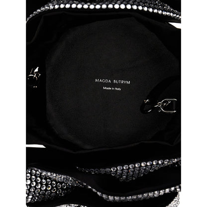 Magda Butrym Black Viscose Crossbody Bag