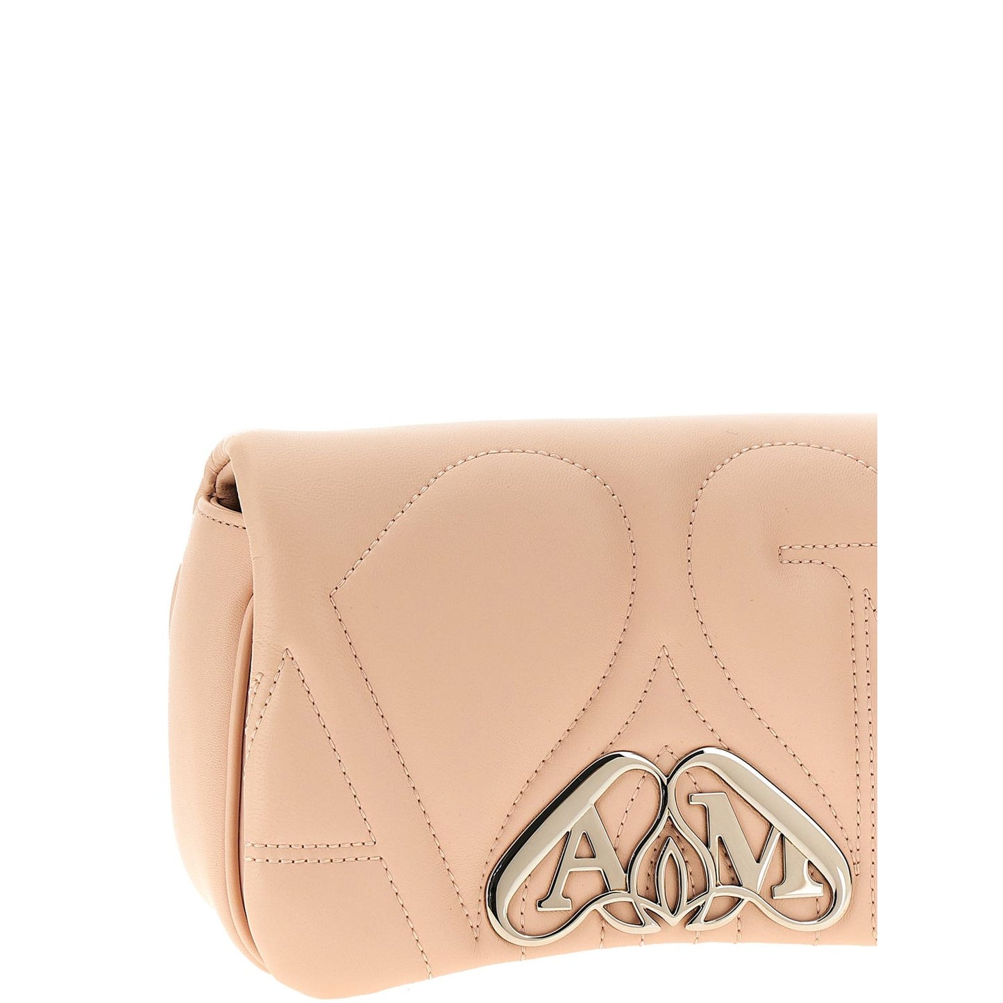 Alexander McQueen Beige Lamb Leather Crossbody Bag