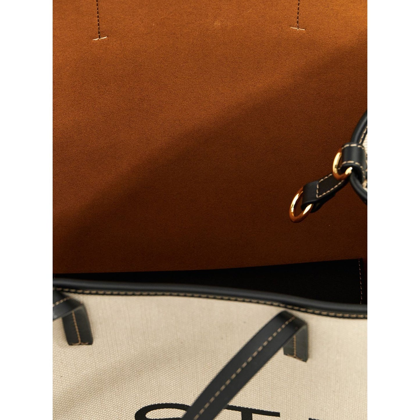 Stella McCartney Beige Cotton Tote Bag