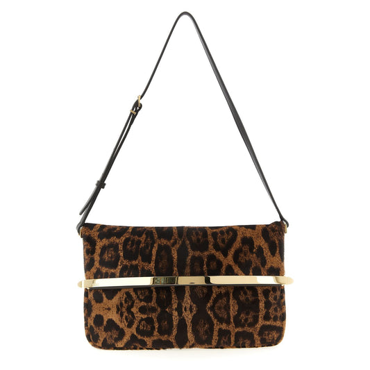Tod's Brown Calfskin Shoulder Bag