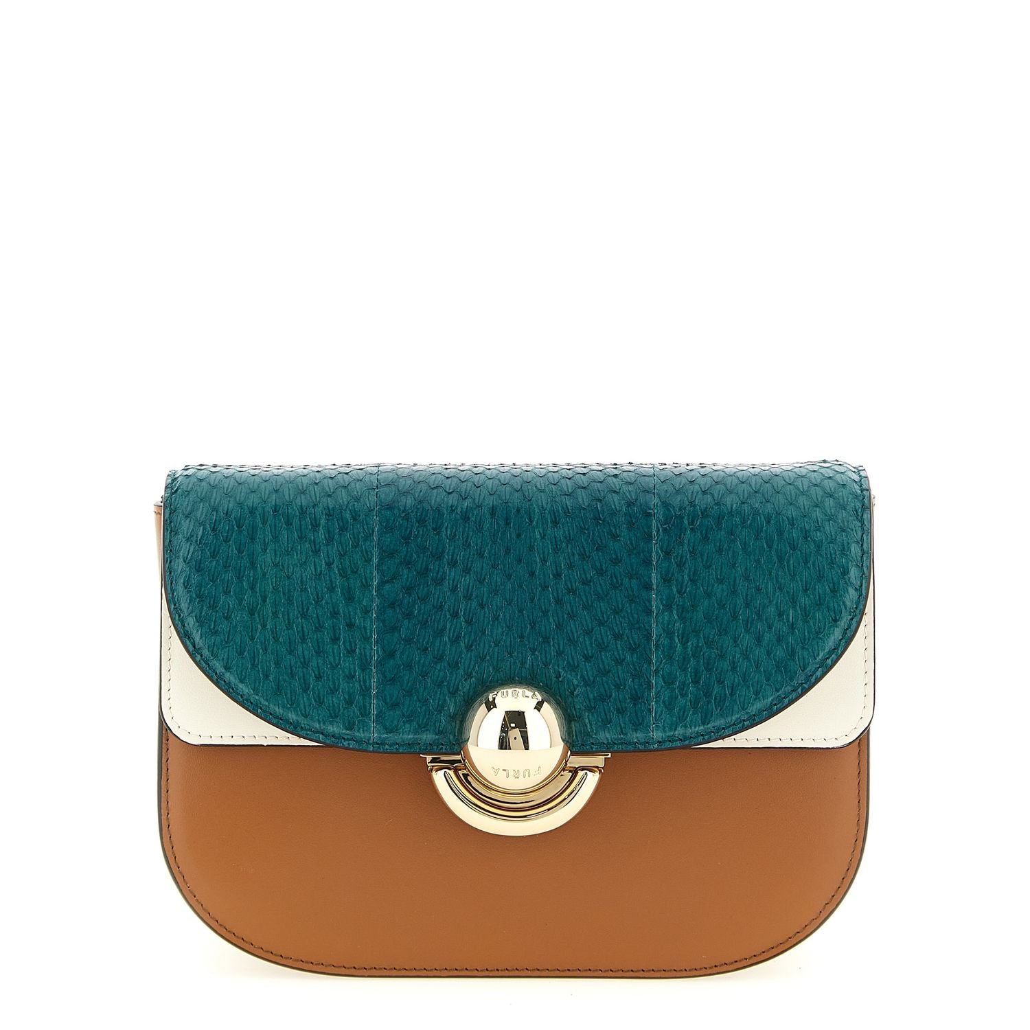 Furla Multicolor Lamb Leather Crossbody Bag