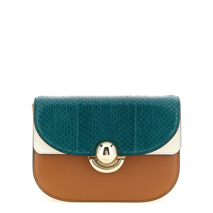 Furla Multicolor Lamb Leather Crossbody Bag