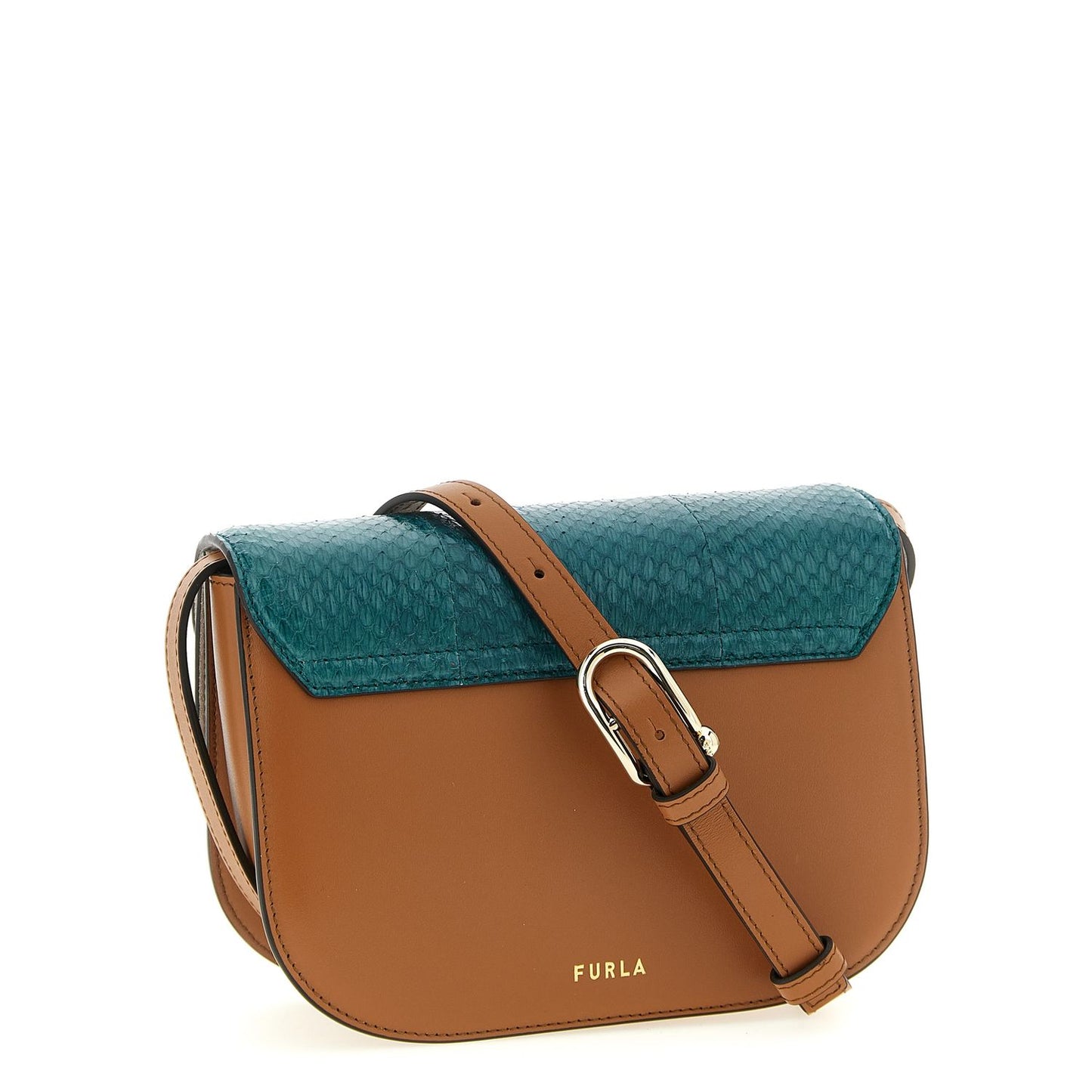 Furla Multicolor Lamb Leather Crossbody Bag
