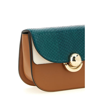 Furla Multicolor Lamb Leather Crossbody Bag