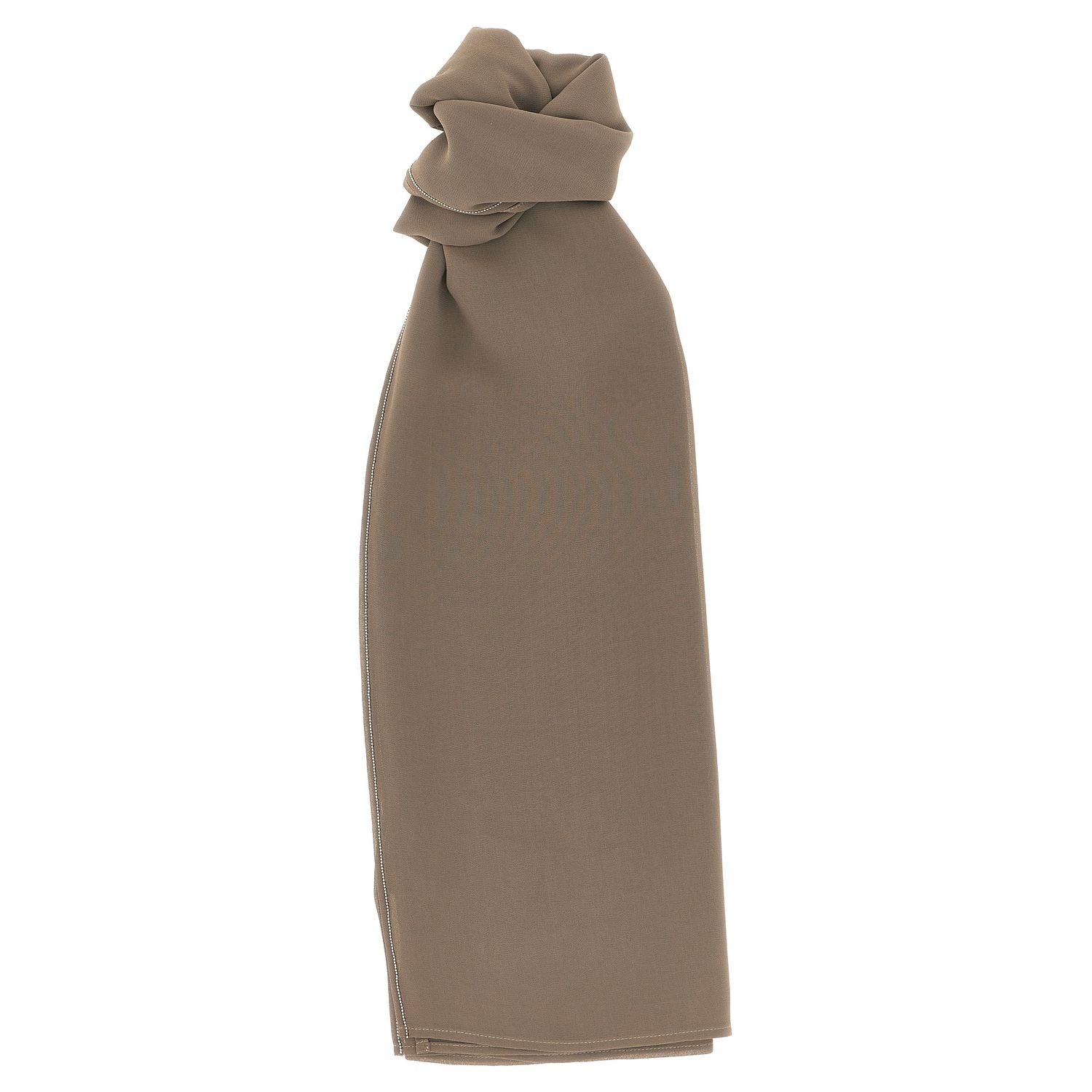 Peserico Brown Polyester Scarf