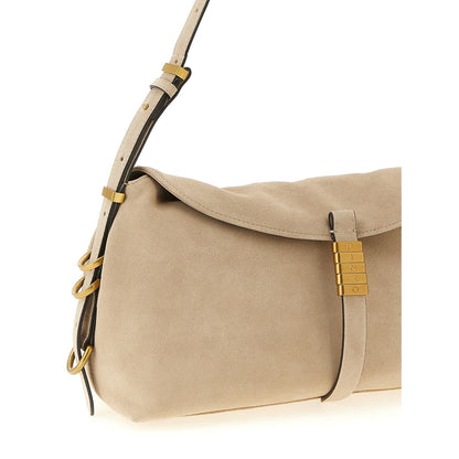 PINKO Beige Cowhide Shoulder Bag