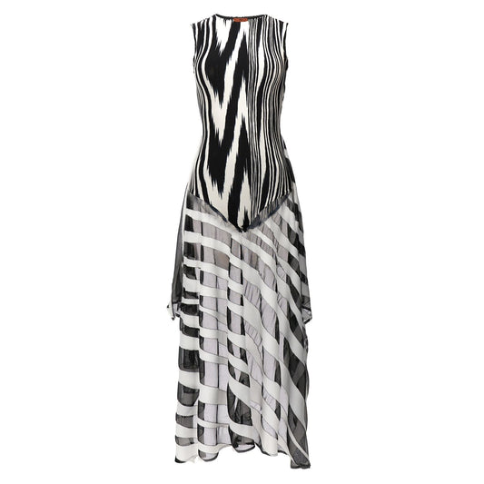 Missoni Bicolor Viscose Bodysuit