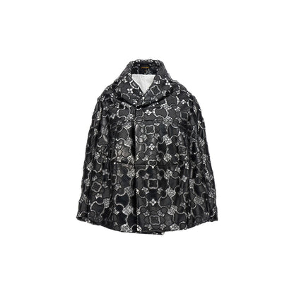 Comme Des Garçons Bicolor Polyethylene Leather Jacket