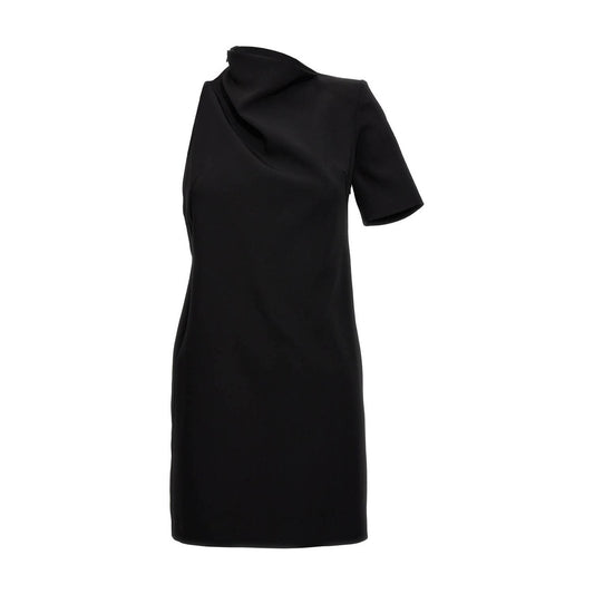 Sportmax Black Viscose Short Dress