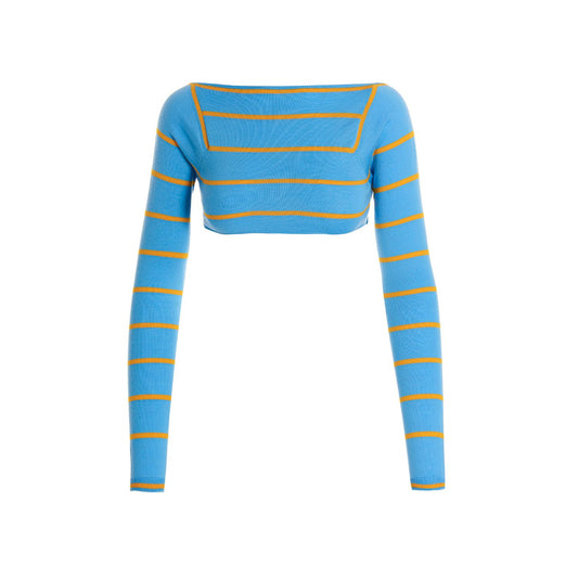 Emilio Pucci Blue Wool Cardigan